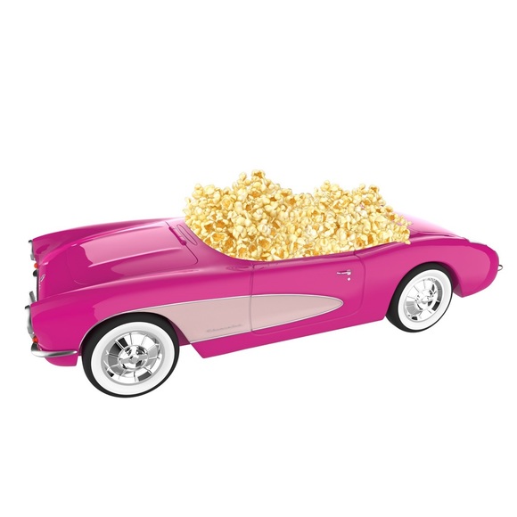Amc Barbie: The Movie Collectible Pink Corvette Convertible Popcorn Container - Picture 2 of 13